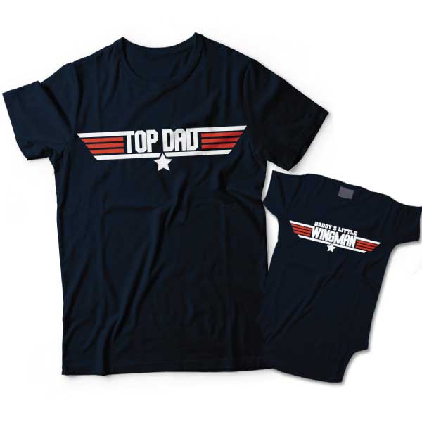 top gun father son shirts