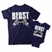 Beast and Beast in Training Matching Dad and Child Shirts - DDS1001-1002