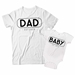 Dad Established 2024 and Baby Established 2024 Matching Father and Baby Shirts - DDS1015-1016